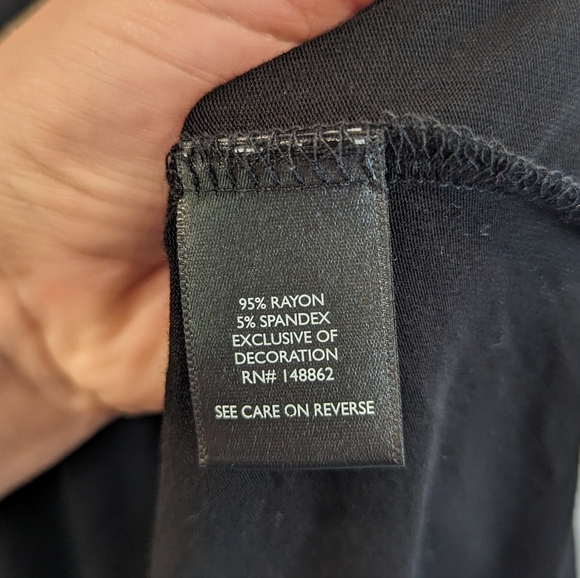 TORRID Super soft knits embroidered black goddess tank sleeveless blouse size 4X - Picture 5 of 11